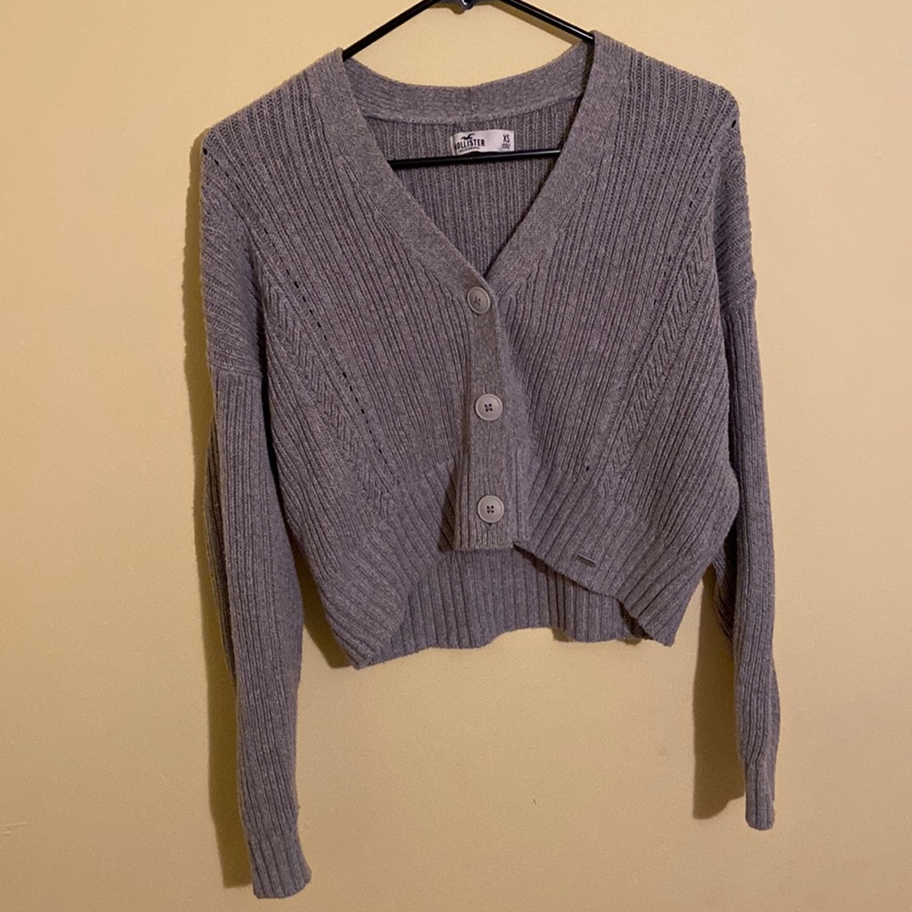 Gray Cardigan